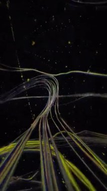 Işıl ışıl mavi kristal peyzaj Japon donanımında. Yüksek kalite 4k görüntü