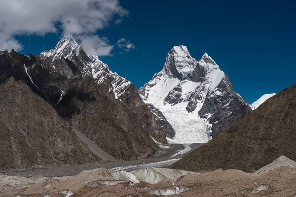 Pico Torre Muztagh Cordillera Karakoram Ruta Trekking Del Campamento Base — Foto de Stock