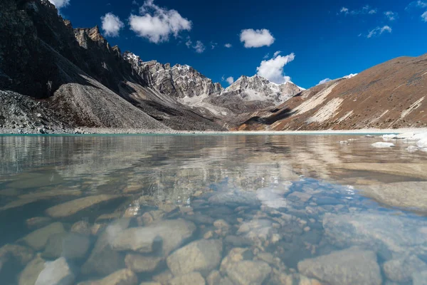 Lago Gokyo Lago Gran Altitud Ruta Trekking Del Campamento Base —  Fotos de Stock