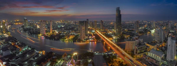 Curve of Chao Phraya river — Stock Photo, Image
