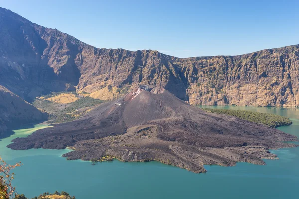 Vulcão Baby Rinjani (vulcão Barujari ) — Fotografia de Stock