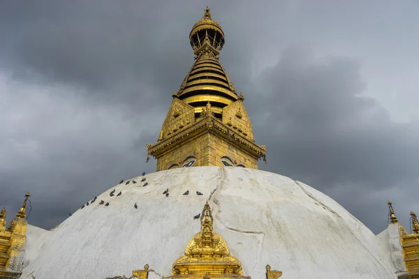Swayambhunath temple of monkey monastery — Stock Photo, Image