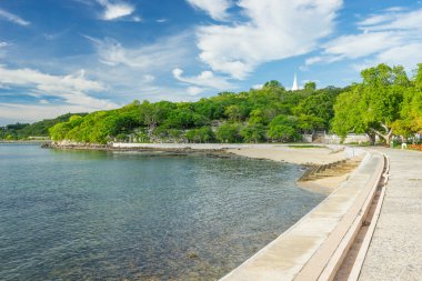 Sichang Adası Koç ve beyaz pagoda