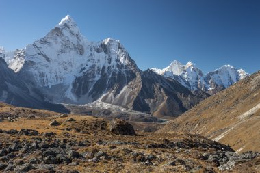 Ama Dablam dağ tepe Kongma la üzerinden geçmek