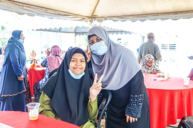 KUALA LUMPUR, MACH 2021. Geleneksel Malezya düğünü sahnesi 