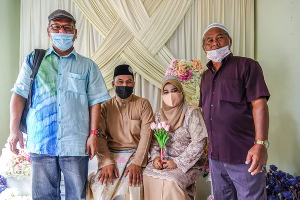 Kuala Lumpur Mach 2021 Escena Boda Tradicional Malaya —  Fotos de Stock