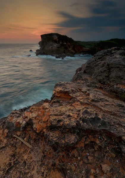 Seascapes of Gunungkidul, Yogyakarta, Indonésia — Fotografia de Stock