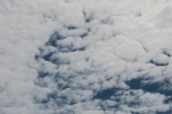 Nuvens Brancas Bonitas Céu Azul — Fotografia de Stock