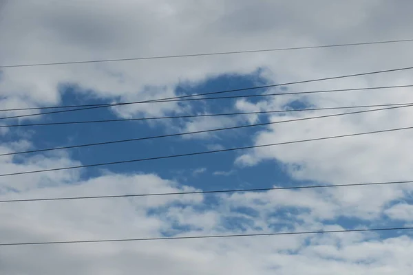 Schöne Weiße Wolken Und Blauer Himmel — Stockfoto