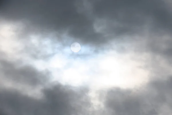 Nuvens Brancas Bonitas Céu Azul — Fotografia de Stock