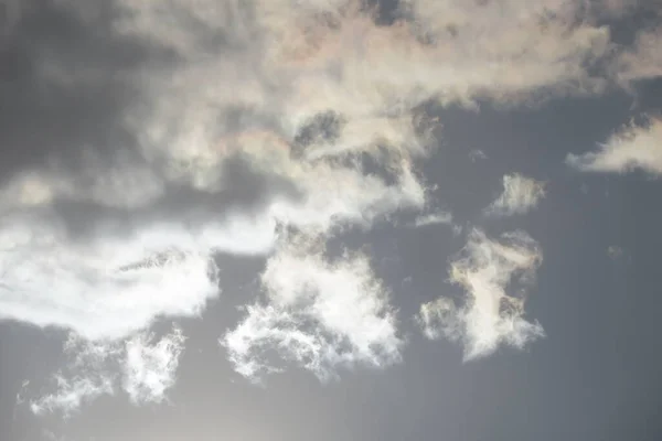 Langit Biru Dan Awan Abu Abu Dalam Cuaca Baik Latar — Stok Foto