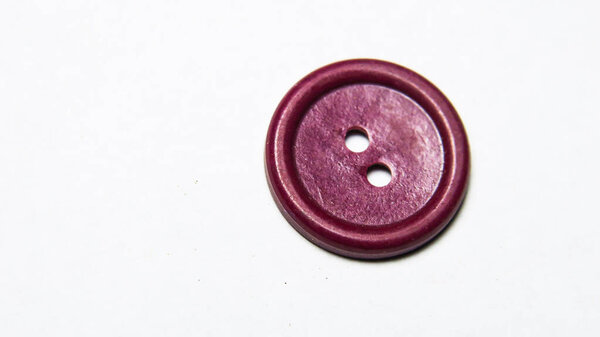 Macro shot of a beautiful button for clothes