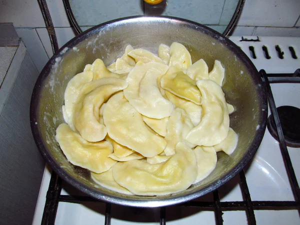 Bolinhos Cozidos Com Batatas Queijo — Fotografia de Stock