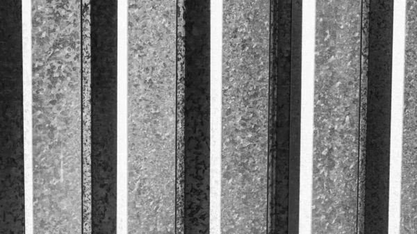 Μεταλλικός Φράχτης Από Πλάκα — Φωτογραφία Αρχείου