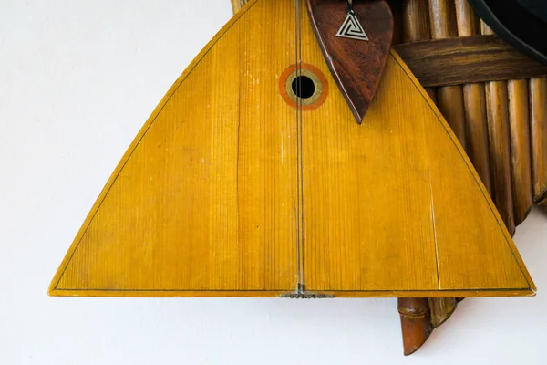 Instrumento Musical Balalaika Ruso Madera Pared — Foto de Stock