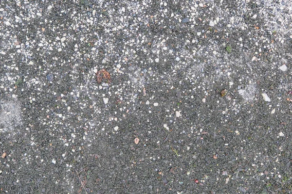 Texture Black Old Asphalt Pebbles — Stock Photo, Image