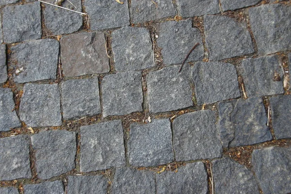 Tekstura Granitowego Chodnika Parku — Zdjęcie stockowe