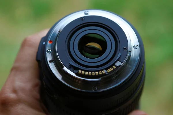 Plastic Zwarte Zoom Camera Lens — Stockfoto