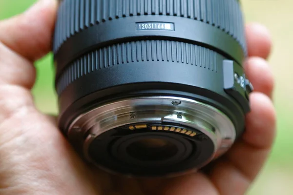 Plastic Black Zoom Camera Lens — Stock Photo, Image