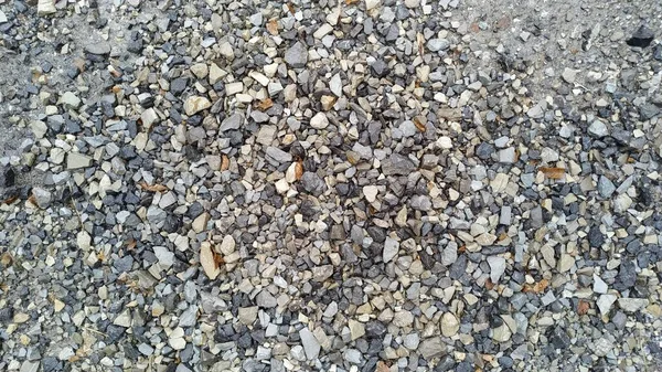 Texture Gray Yellow Small Stone — Stock Photo, Image