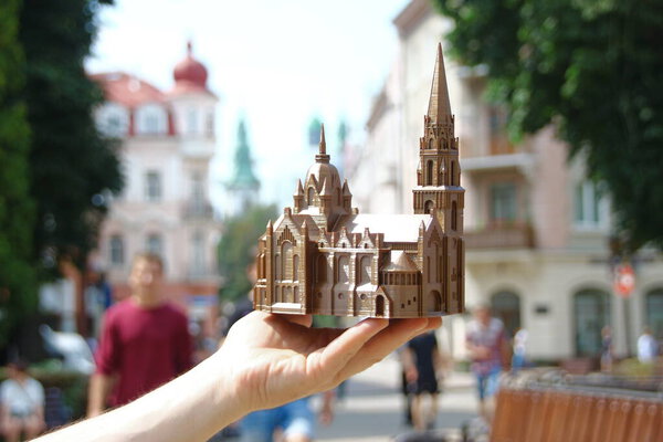 A toy model of the church that once existed, but was destroyed