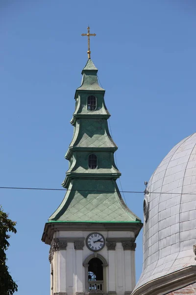 Roof Old Christian Church Covered Tin — Stock Photo, Image