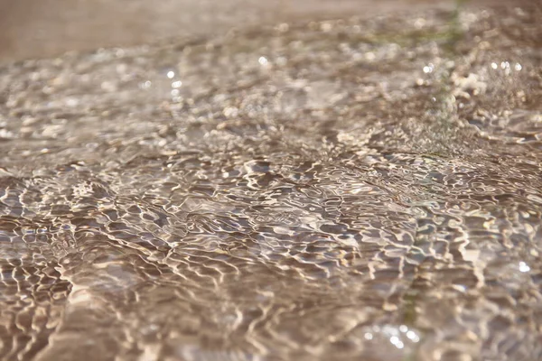 Реактивные Струи Воды Городском Фонтане Озере Августе — стоковое фото