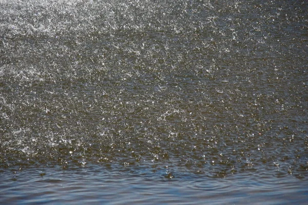 호수에 분수에 물병들 — 스톡 사진