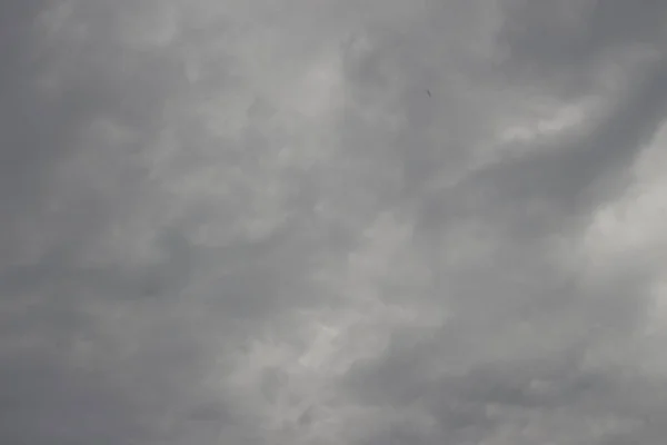 Cielo Azul Nubes Blancas Agosto — Foto de Stock