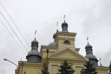 Ukrayna 'nın Ternopil, Ukrayna' daki Yunan Katolik Kilisesi 'nin inşası