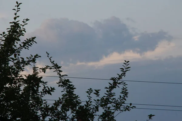 Evening Sky Sunset August — Stock Photo, Image