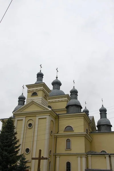 Das Gebäude Der Griechisch Katholischen Kirche Der Ukraine Ternopil Ukraine — Stockfoto