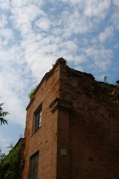 Antigua Casa Caldera Está Construida Ladrillo — Foto de Stock