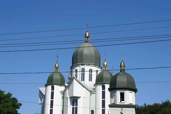Ternopil乌克兰教堂建筑的屋顶 — 图库照片