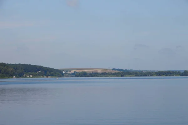 Maior Lagoa Artificial Europa Está Localizada Ternopil Ucrânia — Fotografia de Stock