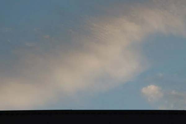 Hermoso Cielo Atardecer Agosto —  Fotos de Stock