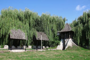 Ağustosta parkın güzel manzarası