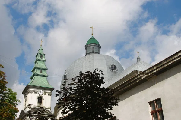 Pembangunan Gereja Katolik Yunani Ukraina Ternopil — Stok Foto