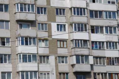 Ternopil, Ukrayna 'da çok katlı bir bina.