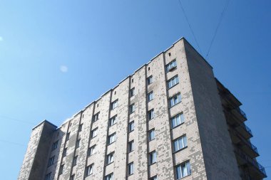 Ternopil, Ukrayna 'da çok katlı bir bina.