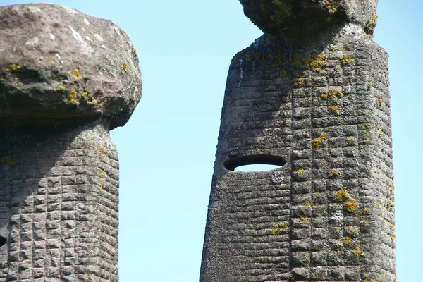 Sculptures Pierre Indiens Dans Parc — Photo