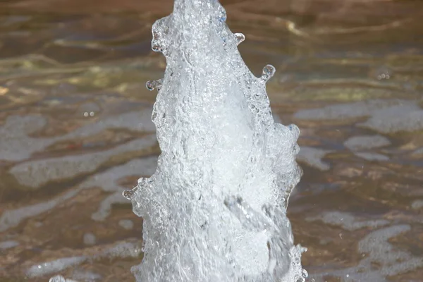 Jets Water City Fountain August — Stock fotografie