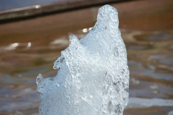 Jets Water City Fountain August — Stock fotografie