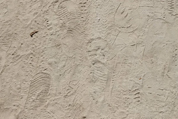 Footprints Sand Shade Sun — Photo