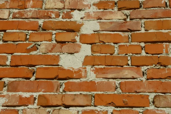 Texture Red Brick Wall — Stock Photo, Image