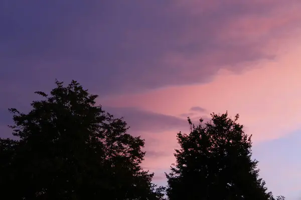 Red Yellow Sky Sunrise August — Φωτογραφία Αρχείου