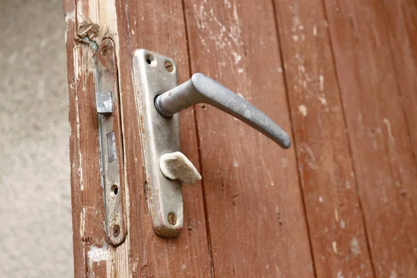 Cerradura Vieja Vieja Puerta Granja — Foto de Stock