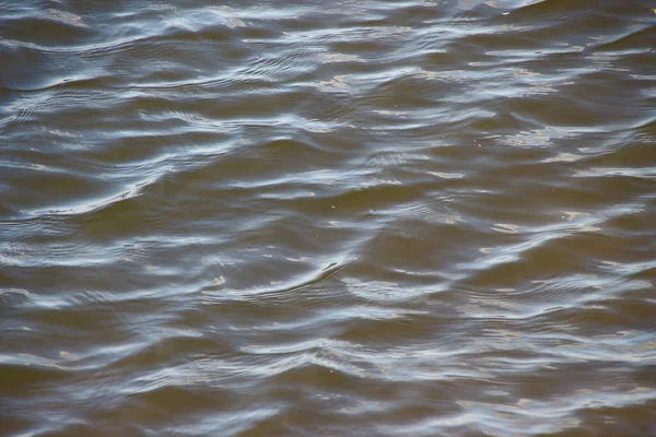Waves Water Muddy Water Pond — Stock Photo, Image