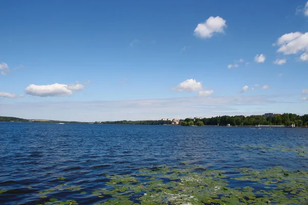 Schöne Teichlandschaft Ternopil — Stockfoto