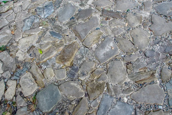 Oude Oostenrijkse Stenen Bestrating Weg — Stockfoto